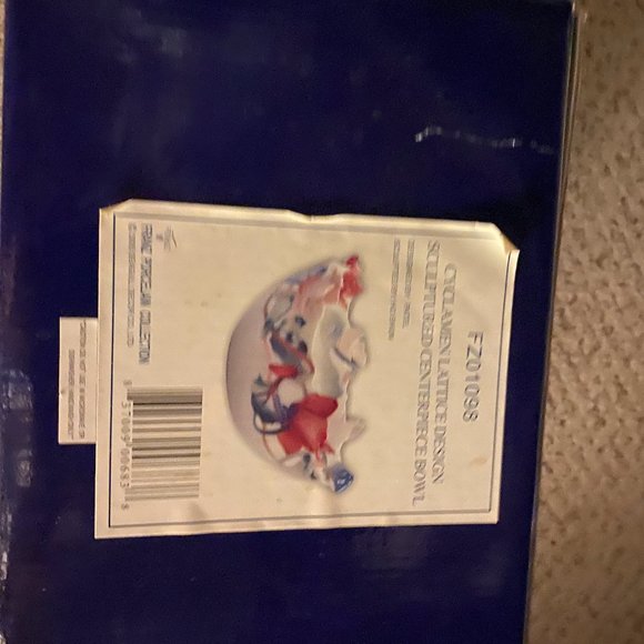 FRANTZ Collection Cyclamen Lattice Bowl with box - FZ 01098 - Picture 7 of 7